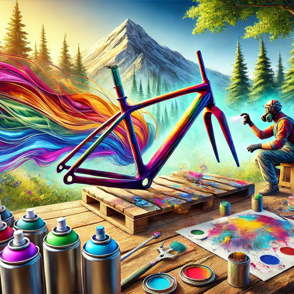 Bicycle frame painting online