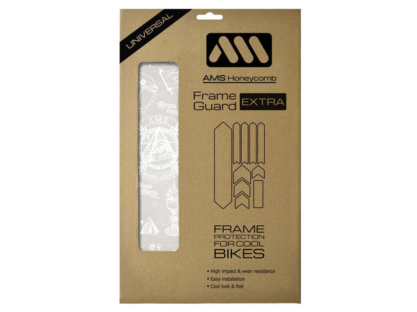 AMS Frame Guard Extra size Opus Magna design White color variant inside packaging