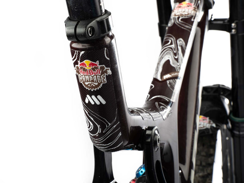 AMS X Red Bull Rampage Ridgeline design White color on seat stay