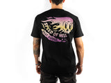 AMS Speed of Hell t-shirt in Black in model full back