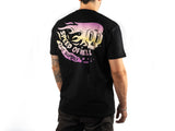 AMS Speed of Hell t-shirt in Black in model full back 3 quarters