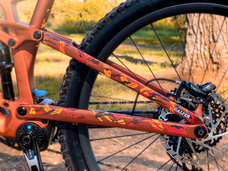 AMS X Red Bull Rampage honeycomb frame protection for mtb. New edition
